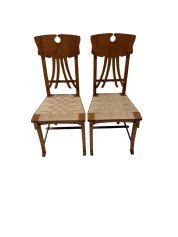 Chambre D'Artisan Chair by Gustave Serrurier-Bovy, 1895